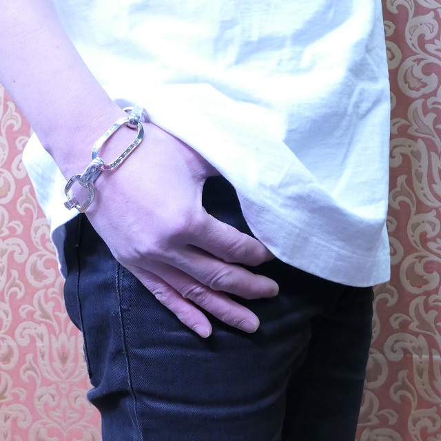 NORTH WORKS(ノースワークス) ヴィンテージ コイン ブレスレット メンズ シルバー E-047 【送料無料】