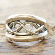 エムズコレクション(M's collection) インフィニティ リング メンズ レディース シルバー925 ハンドメイド ジュエリー 無限 無限大 XR-072