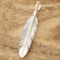 Harvey Mace(ハービーメイス) イーグル フェザー 12KGF ペンダント ネックレス インディアンジュエリー ナバホ族 シルバー925 羽 ハンドメイド ジュエリー ネイティブ アメリカン ジュエリー HM-300【一点もの】【ギフト包装対応】【送料無料】