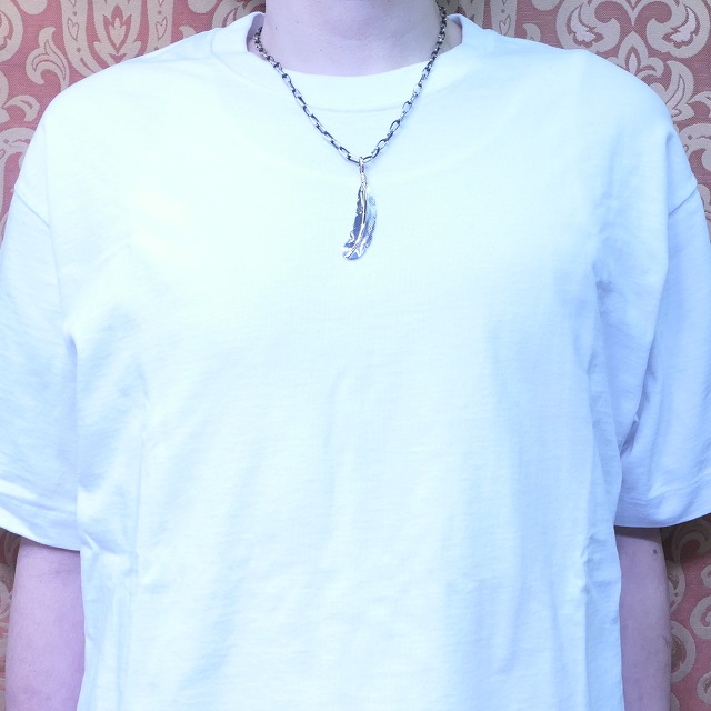 Harvey Mace(ハービーメイス) イーグル フェザー 12KGF ペンダント ネックレス インディアンジュエリー ナバホ族 シルバー925 羽 ハンドメイド ジュエリー ネイティブ アメリカン ジュエリー HM-301【一点もの】【ギフト包装対応】【送料無料】