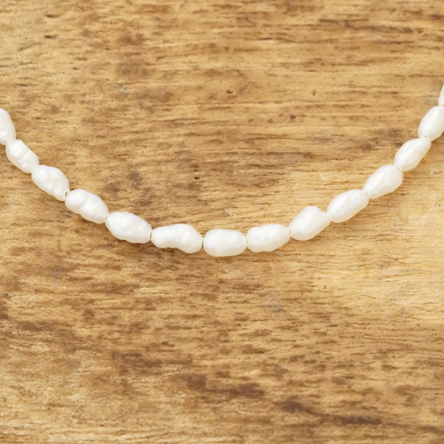 淡水パール ブレスレット メンズ レディース Freshwater Pearl 淡水真珠 天然 ナチュラル ワイヤー ハンドメイド アクセサリー ファッション おしゃれ GOTHIC GB-FWP