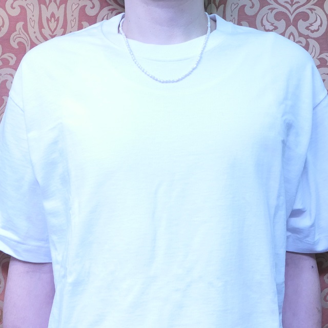 淡水パール ネックレス メンズ レディース Freshwater Pearl 淡水真珠 天然 ナチュラル ワイヤー ハンドメイド アクセサリー ファッション おしゃれ GOTHIC GN-FWP