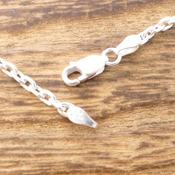 silver925 チェーン cl80/4c cut azuki chain necklace (カット アズキ チェーン ネックレス) シルバー925