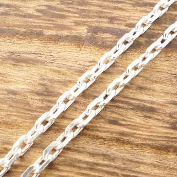 silver925 チェーン cl100/4c cut azuki chain necklace (カット アズキ チェーン ネックレス) シルバー925