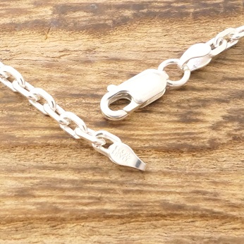silver925 チェーン cl100/4c cut azuki chain necklace (カット アズキ チェーン ネックレス) シルバー925