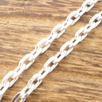 silver925 チェーン cl125/4c cut azuki chain necklace (カット アズキ チェーン ネックレス) シルバー925