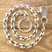 プレーンパーツ ウォレットチェーン Silver925 シルバー925 925 Stering 銀 銀細工 シルバーアクセサリー ハーレー バイカー アメカジ ロック バンド ビジュアル系 WC-101