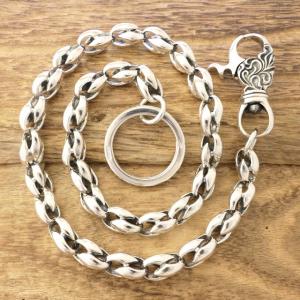 プレーンパーツ ウォレットチェーン Silver925 シルバー925 925 Stering 銀 銀細工 シルバーアクセサリー ハーレー バイカー アメカジ ロック バンド ビジュアル系 WC-101
