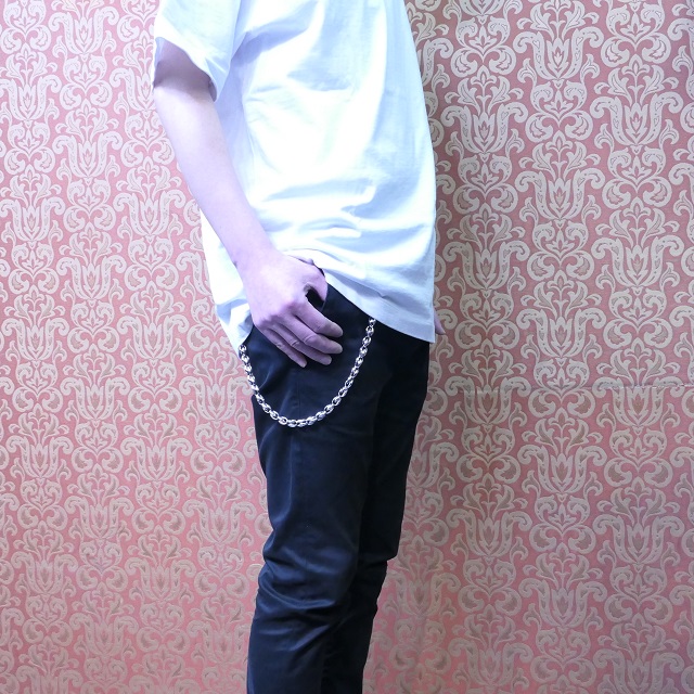 プレーンパーツ ウォレットチェーン Silver925 シルバー925 925 Stering 銀 銀細工 シルバーアクセサリー ハーレー バイカー アメカジ ロック バンド ビジュアル系 WC-101