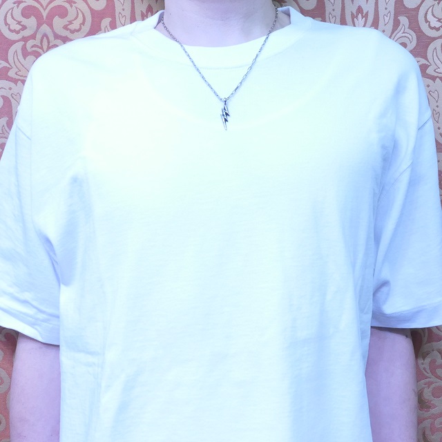 Aaron Anderson(アーロンアンダーソン) トゥファキャスト ライトニング ペンダント インディアンジュエリー ナバホ族 稲妻 シルバー925 燻し ハンドメイド ジュエリー ネイティブ アメリカン ジュエリー AA-200