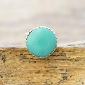 【一点もの】 スリーピングビューティー スタッド ピアス メンズ レディース インディアンジュエリー ナバホ シルバー925 ハンドメイド ジュエリー ネイティブ アメリカン IJ-801