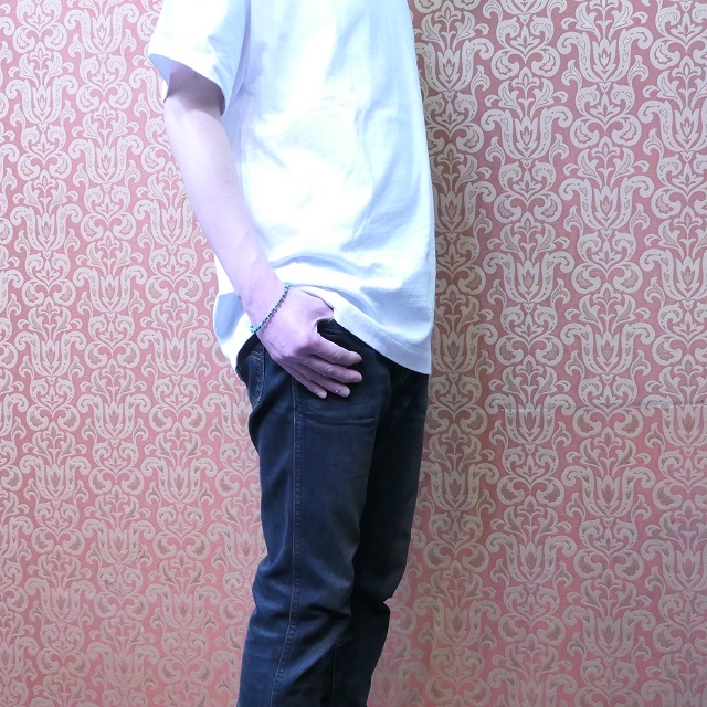 Colina Yazzie (コリーナヤジー) ターコイズ シェル ロング ネックレス 71cm ハンドメイド ジュエリー 天然 シルバー925 インディアンジュエリー ナバホ族 ネイティブ アメリカン ジュエリー CY-200