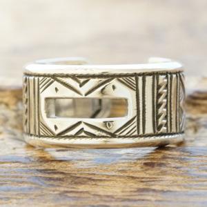 Tuareg Silver(トゥアレグ シルバー) ハンドメイド フリータイプ リング メンズ レディース シルバー 指輪 トゥアレグ族 民族 アフリカ 遊牧民 手彫り ジュエリー アクセサリー TA-160