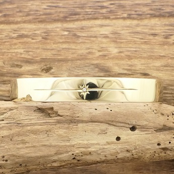 amp japan(アンプジャパン) 平打ち バングル メンズ ブラス ダイヤモンド アクセサリー 真鍮 インディアンジュエリー ナバホ族 アメカジ サーフ ネイティブ HYJK-307