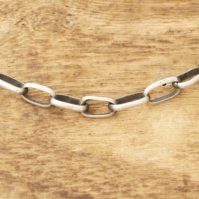 NAVAJO Chain 60cm ナバホ チェーン ネックレス シルバー925 インディアンジュエリー ナバホ族 ハンドメイド ジュエリー シルバーアクセサリー 銀 ネイティブ アメリカン ジュエリー NVJ-101