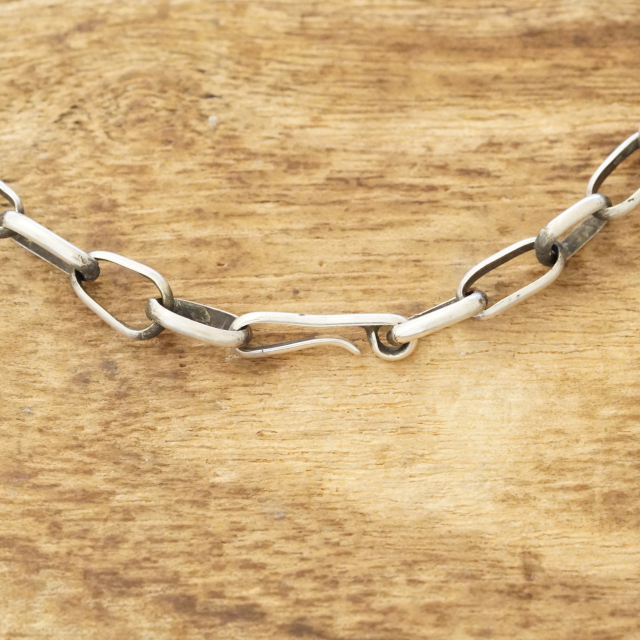 NAVAJO Chain 60cm ナバホ チェーン ネックレス シルバー925 インディアンジュエリー ナバホ族 ハンドメイド ジュエリー シルバーアクセサリー 銀 ネイティブ アメリカン ジュエリー NVJ-101