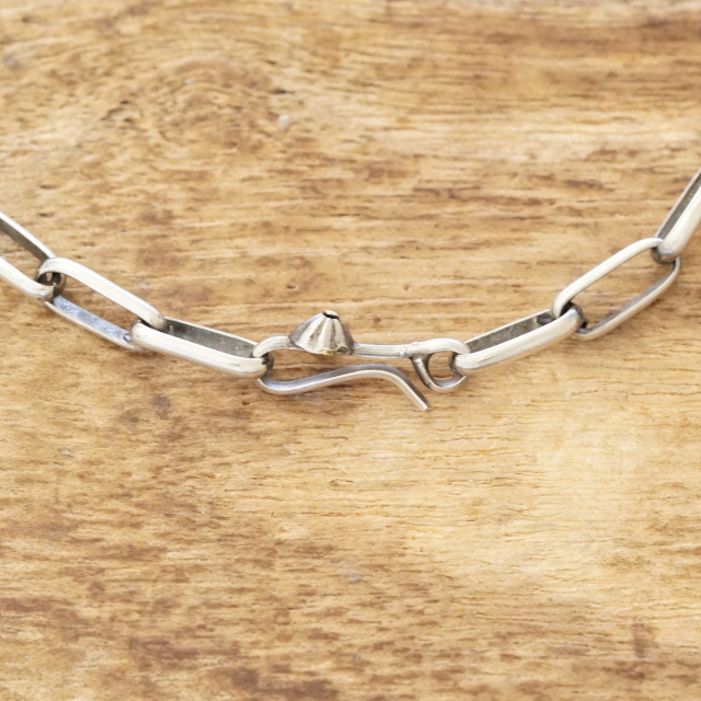 NAVAJO Chain 60cm ナバホ アポロコンチョ チェーン ネックレス シルバー925 インディアンジュエリー ナバホ族 ハンドメイド ジュエリー シルバーアクセサリー 銀 ネイティブ アメリカン ジュエリー NVJ-102