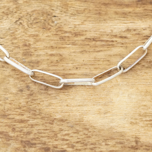 NAVAJO Chain 61.5cm ナバホ チェーン ネックレス シルバー925 インディアンジュエリー ナバホ族 ハンドメイド ジュエリー シルバーアクセサリー 銀 ネイティブ アメリカン ジュエリー NVJ-104