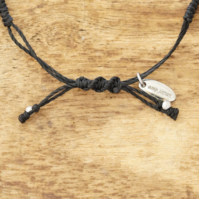 amp japan(アンプジャパン) ステンレスビーズ ミサンガ ブレスレット メンズ レディース ユニセックス メタル ハンドメイド アクセサリー ファッション ブランド おしゃれ NKAJ-450