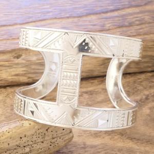 Tuareg silver(トゥアレグ シルバー) 手彫り バングル メンズ レディース シルバー トゥアレグ族 サハラ砂漠 遊牧民 ハンドメイド ジュエリー ファッション ブランド アパレル おしゃれ TA-255