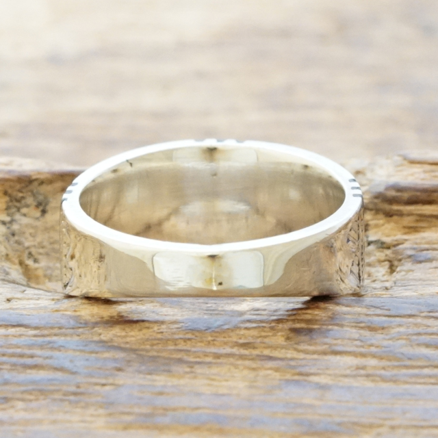 Tuareg silver(トゥアレグ シルバー) ハンドメイド リング メンズ レディース シルバー エボニーウッド 指輪 トゥアレグ族 手彫り ジュエリー アクセサリー TA-152