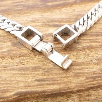 Amp Japan アンプジャパン 通販 Gothic Tokyo ゴシックトウキョウ 上野 アメ横 シルバーアクセサリー シルバー925 喜平 ネックレス チェーン 60cm 6面 カット ダブル 中折れ メンズ レディース Crazy Angel クレイジーエンジェル Ca 1003