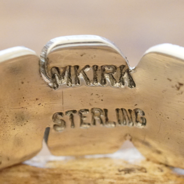 Michael Kirk (マイケルカーク) モレンシー イーグル フェザー リング 18号 インディアンジュエリー 羽 イスレタ族 シルバー925 アリゾナ産 ターコイズ 天然 ハンドメイド ジュエリー ネイティブ アメリカン MK-100