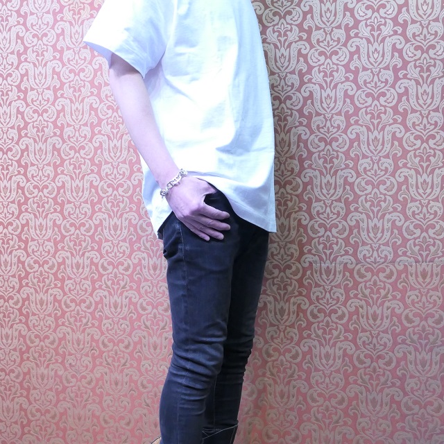 Tuareg Silver(トゥアレグ シルバー) 手彫り アンカーチェーン ブレスレット シェーヌダンクル メンズ レディース シルバー トゥアレグ族 サハラ砂漠 遊牧民 ハンドメイド ジュエリー ファッション ブランド アパレル TA-305