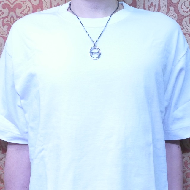 Tuareg Silver(トゥアレグ シルバー) ハンドメイド アンカー ペンダント ネックレス メンズ レディース シルバー トゥアレグ族 サハラ砂漠 遊牧民 アフリカ ジュエリー 手彫り ファッション ブランド アパレル TA-400