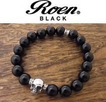 Roen BLACK(ロエン ブラック) RO-201 スカル&オニキス ブレスレット