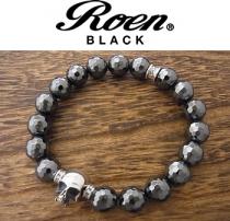 Roen BLACK(ロエン ブラック) RO-222 スカル&ヘマタイト ブレスレット