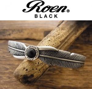 Roen BLACK(ロエン ブラック) RO-301 フェザー オニキス バングル