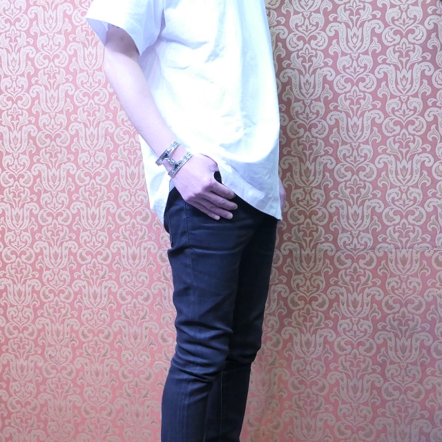 Tuareg silver(トゥアレグ シルバー) 手彫り バングル メンズ レディース シルバー トゥアレグ族 サハラ砂漠 遊牧民 ハンドメイド ジュエリー ファッション ブランド アパレル おしゃれ TA-256